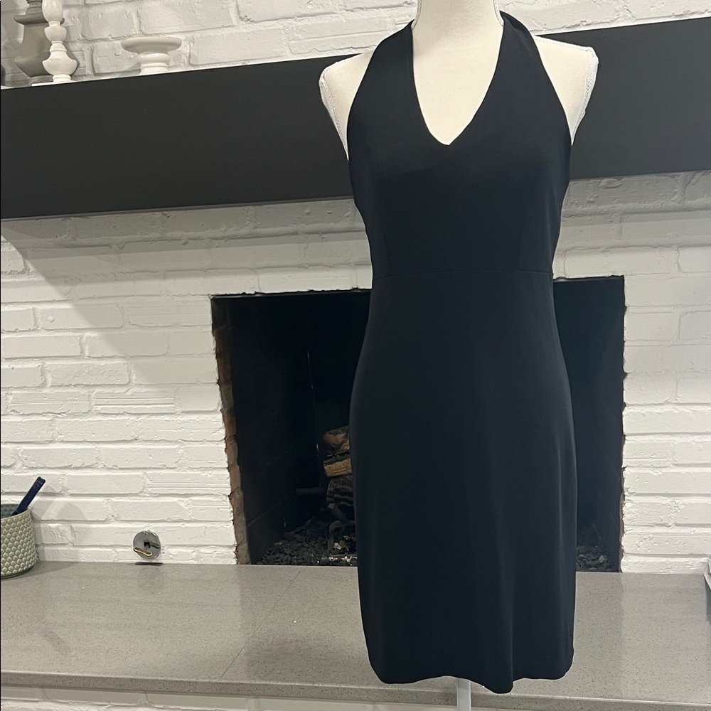 GAP Elegant Black Halter Dress